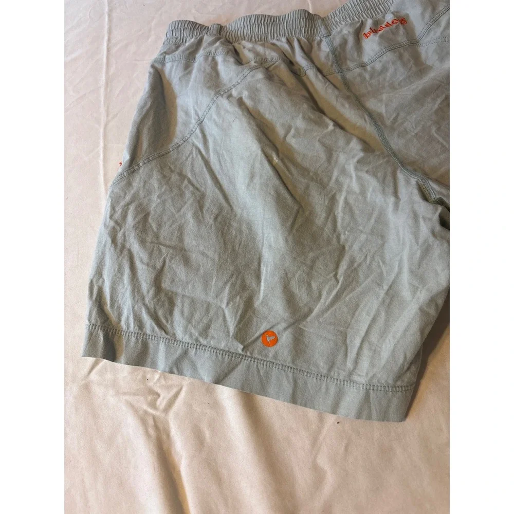 Birddogs Gym Shorts Mens Medium Light‎ Blue Orange Excellent Athletic Workout